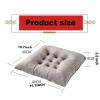 Office Soft CushionChair Cushions for Dining ChairsSquare Chair Seat Cushion Memory Foam Chair Cushion for Kitchen,(Color:Lake Green) view 2