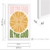 Poster Master See The Good Be The Good Poster - Retro Motivational Print - Chic Boho Art - Groovy Sun Print - Flower Design - Encouragement Design - Inspiring Home Office Decor - 16x20 White Framed view 3