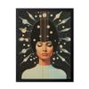 Poster Master Surreal Poster - Woman Portrait Print - Extraterrestrial Art - Modern Art - Trendy Art - Gift for Men & Women - Avant Garde Decor for Living Room or Bedroom, 16x20 Black Framed view 1