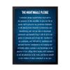 Poster Master Nurse's Pledge Poster - The Nightingale Pledge Print - Nurse Oath Art - Gift for Men, Women, Nurse - Great Wall Decor for Bedroom, Living Room, Office, 16x20 Black Framed view 1