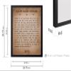 Poster Master Ralph Waldo Emerson Poster - Write it On Your Heart Print - Motivational Quote Art - Inspiring Gift for Men, Women - Typography Decor for Bedroom, Living Room, 16x20 Black Framed view 3