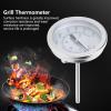 50-550? Stainless Steel Barbecue Grill Thermometer with Bimetal Sensor - Accurate & for Outdoor Cooking view 2