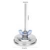 50-550? Stainless Steel Barbecue Grill Thermometer with Bimetal Sensor - Accurate & for Outdoor Cooking view 4