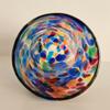 Jewish Chuppah glass for stomping rainbow colors Jewish wedding gift groom stomping wedding cup by YafitGlass view 3