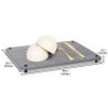 Spaceneat Diatomite Stone Drying Mat for Kitchen Counter - Rapid Moisture Removal - 15.7" x 11.8" Large Dish Drying Stone for Kitchen Sink - Diatomaceous Earth Quick Dry Dish Mat - Gray Waves view 2