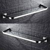 LWLYLCHBM Tempered Glass Shelf Bathroom Shelves Wall Mounted Stainless Steel Floating Rack Rectangle Drilling 1 Tier-30cm view 3