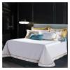 GLAMDIA Bed, 4pcs Luxury Cotton Bedding Set Duvet Cover Sheet Pillowcase King Queen Size White, MM-102 view 3