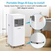 Coolblus Portable Air Conditioner,8500 BTU portable ac up to 360 Sq,3 IN 1 with Remote Control,White (Renewed) view 2