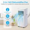 Coolblus Portable Air Conditioner,8500 BTU portable ac up to 360 Sq,3 IN 1 with Remote Control,White (Renewed) view 3