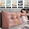 Backrest cushion headboard soft pack large cushion advanced universal anti-collision pillow integrated soft cushion neck and waist protection removable and washable ( Color : B , Size : 59x20x8inches view 2