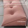 Backrest cushion headboard soft pack large cushion advanced universal anti-collision pillow integrated soft cushion neck and waist protection removable and washable ( Color : B , Size : 59x20x8inches view 3