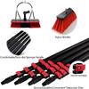 Window Cleaning Poles 3.6-11M Water Fed Pole Kit,Telescopic Water Fed Window Cleaning Pole, Solar Panel Conservatory Cleaner, Hose Fed High Reach Extended Extendable Brush Kit (20Ft/6M) view 3