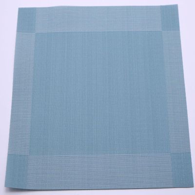 2 Pieces of Single Frame placemat Woven Easy-to-Clean Insulating mat Coaster Table mat Hotel Home Western placemat