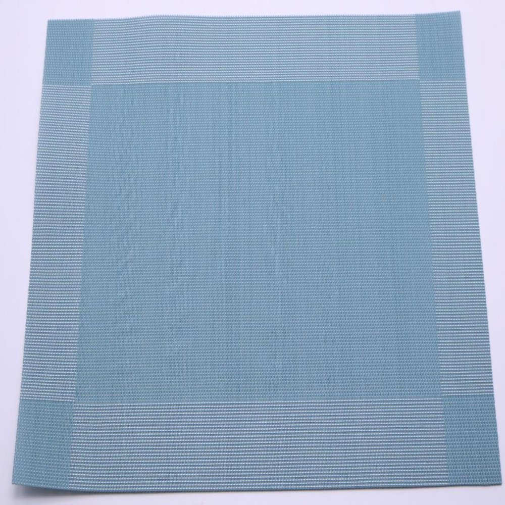 2 Pieces of Single Frame placemat Woven Easy-to-Clean Insulating mat Coaster Table mat Hotel Home Western placemat