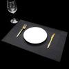 2 Pieces of Single Frame placemat Woven Easy-to-Clean Insulating mat Coaster Table mat Hotel Home Western placemat view 4