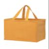 COVAX Custom Reusable Shopping Tote Bags- 100 Pack - Personalized Logo, Text - Canvas Cloth Grocery Shopping Bags - Yellow view 1