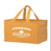 COVAX Custom Reusable Shopping Tote Bags- 100 Pack - Personalized Logo, Text - Canvas Cloth Grocery Shopping Bags - Yellow view 2