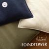 Foindtower Pack of 2, Decorative Linen Soild Throw Pillow Covers Soft Accent Cushion Case Boho Farmhouse Neutral Pillowcase for Couch Sofa Bedroom Living Room Home Decor 26 x 26 Inch Natural Beige view 4
