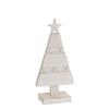 Boston International Christmas Tree for Tabletop Mantel Shelf Winter Holiday Decorations for Home, Small, White Beaded Tree view 2