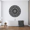 Kewhush Metal Mandala Wall Art, Lotus Flower Wall Decor, Gold 1, 24"x24" (60x60 cm), Modern Wall Hanging Decor for Living Room view 2