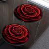Rose Flower Heart Colorful Set of 4 Stove Burner Covers - Premium Round Electric Stove Range Protectors,8 IN & 10 IN view 4