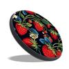 Strawberry Fruits Image Set of 4 Stove Burner Covers - Premium Round Electric Stove Range Protectors,8 IN & 10 IN view 2