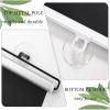 Xrdbfd Blackout Roller Shades No Drilling, Blackout Window Curtains with Suction Cups, Retractable Sunshade Roller Blinds, 35/40/50/65/75/80cm Temporary Thermal Blinds,Black-30x125cm/12 * 49in view 4