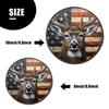 Dear Flag Elegant Set of 4 Stove Burner Covers - Premium Round Electric Stove Range Protectors,8 IN & 10 IN view 3