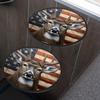 Dear Flag Elegant Set of 4 Stove Burner Covers - Premium Round Electric Stove Range Protectors,8 IN & 10 IN view 4