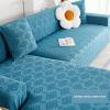 Thick Velvet Sofa Covers L Shaped Chaise Longue, Stretch Couch Cover for 1/2/3/4 Seater Furniture Protector Living Room Couch Slipcover view 4