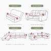 Sofa Slipcovers L Shape Strecth Velvet Sofa Cover 1/2/3/4 Seater Couch Cover Chaise Longue Living Room Furniture Protectors view 2