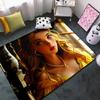 CDIWIDH Princess Rugs for Bedroom - Teen Girls Rugs for Teen Girls Adult, Kawaii Princess Theme Kids Rug Bedroom Decor Living Roomofa Floor Mats Yoga Mats 4.5x6 Feet view 1