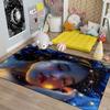 Princess Rugs - Teen Girls Rugs for Girls Bedroom, Cute Kids Room Decor Carpet Blue Princess Theme Bedroom for Living Playing Room Kids Play Rug 2.5x4 Feet view 4
