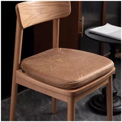 1/2/4 Packs Horseshoe Dining Chair Cushion, Retro Style Suede Seat Pad, Memory Foam Non-Slip Chair Pad, Solid Wood Chair Seat Cushion (Color : Gold, Size : 43 * 42cm(2packs))