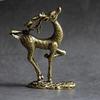 Copper Ornaments Exorcism Mascot Brass Crafts Pure Copper Pendant (), 1x2, Yellow view 3