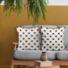 4th of July Patriotic Pillow Covers 20x20 Inch Set of 2 American Stars Black Decorative Pillow Cases Memorial Independence Day Linen Cushion Case Farmhouse Home Decor For Sofa Couch Porch Outdoor view 3