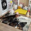 CDIWIDH Princess Rugs for Girls Bedroom - Wolf and Girl Bedroom Rug Teen Girls Room Decor Wolf Theme Kids Area Rugs Dining Room Decor Indoor Outdoor Nursery Rug 2.5x4 Feet view 4