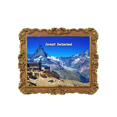 Zermatt Switzerland Refrigerator Magnet Travel 3D Souvenir Fridge Decoration Magnetic Sticker Craft Collection