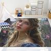 CDIWIDH Princess Rugs for Girls Bedroom - Teen Girls Area Rugs for Bedroom, Cute Girl Rug Princess Room Decor Kids Carpet Living Room Indoorofa Floor Mats Yoga Mats 4.5x6 Feet view 2