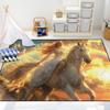 CDIWIDH Princess Rugs for Bedroom - Kids Rugs for Bedroom Girls, Galaxy Theme Princess Print Girl Room Rug Girls Decor Living Room Kids Play Rug 4.5x6 Feet view 2