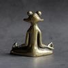 Copper Ornaments Exorcism Mascot Brass Crafts Pure Copper Pendant (), 1x2, Yellow view 3