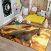 CDIWIDH Princess Rugs for Bedroom - Kids Rugs for Bedroom Girls, Galaxy Theme Princess Print Girl Room Rug Girls Decor Living Room Kids Play Rug 2.5x4 Feet view 4