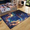 CDIWIDH Princess Rugs for Bedroom - Kids Rugs for Bedroom Girls, Galaxy Theme Princess Print Girl Room Rug Girls Decor Living Room Kids Play Rug 3x5 Feet view 3