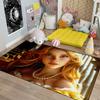 CDIWIDH Princess Rug - Kids Rugs for Bedroom Girls, Cute Princess Print Pattern Girls Area Rugs Bedroom Decor for Teen Sofa Floor Mats Yoga Mats 4x5 Feet view 4