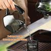 KALWEL Magnetic Teapot,Lazy Kung Fu Glass Tea Set,Creative Lazy Tea Brewer Semi-Automatic Glass Teapot Set for Pu-Erh Tea, Green Tea, Black Tea, Flower Tea, (Yellow) view 4