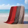 IDOWMAT Farm Beach Towel 35"x70" Microfiber Bath Towel for Travel Swim Pool Sandproof Quick Dry Oversized Towel for Yoga Camping Retro Rustic Old Farm Barn Wood Red Brown Beach Towel for Women Men view 3