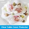 TTKmlGsD Transparent Tablecloth 35"x94", 2mm Thick PVC Plastic Desk Mat, Waterproof Transparent Table Cover, Clear Table Pad Mat, Tablecloth Transparent, Easy to Clean & Sturdy (Size : 16"x24") view 3