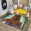 CDIWIDH Princess Rugs for Girls Bedroom - Teen Girls Area Rugs for Bedroom, Cute Girl Rug Princess Room Decor Kids Carpet Living Room Indoorofa Floor Mats Yoga Mats 4.5x6 Feet view 4