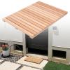 Blazea Outdoor Shower Bath Mat, Solid Wood Bath Floor Mat with Anti-Slip Feet, Natural Sturdy Bathroom Door Mat, Home Slats Splicing Foot Pad (Size : 80x120cm(31 1/2x47 1/4")) view 1