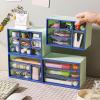 GDYDADIE Drawer-Type Nine-Square Lattice Table top Storage Box, Jewelry Cabinet, Compartment Storage Box view 2
